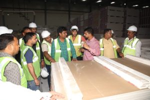 Mr. Shiju Sasidharan,2021 customer visit in Gipskarton India Pvt Itd, Rajasthan