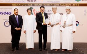 Mr. Boban Receiving Oman's Digital Transformation award