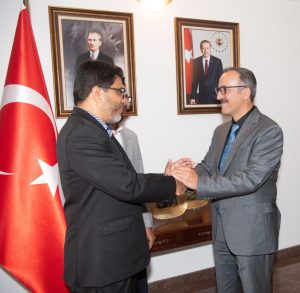 Mr.Shakeel Hassan with HE Ambassador of Turkey to Oman Muhammet Hekimoglu