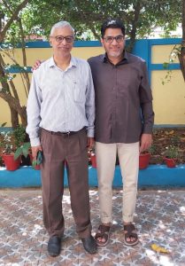 Mr.Shakeel Hassan with Chief Secretary A.Jayathilak IAS