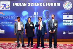 Science fiesta with Indian science forum office bearers