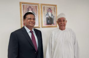 Sam Varghese with Chairman - Mr.Nasser Khamis Al Hashar