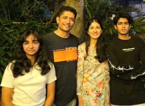 Riaz Kader with family