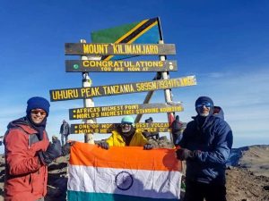 Riaz Kader at Kilimanjaro, Africa.