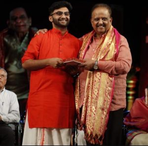 Mr.Kiran Parameswaran Kavassery with S. P. Balasubrahmanyam