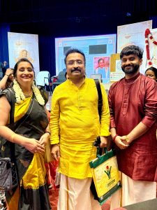 Mr.Kiran Parameswaran Kavassery with Carnatic Classical Vocal Musician Dr. K Krishna Kumar