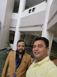 with Kerala Hockey president Mr. Sunil Kumar