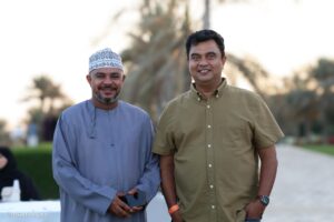 With Partner Mohammed Salim Al Busaidi