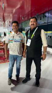 With Hockey India Secratary Mr.Bolanath Singh