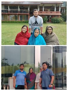 Mr.Hashir with his Mother and siblings