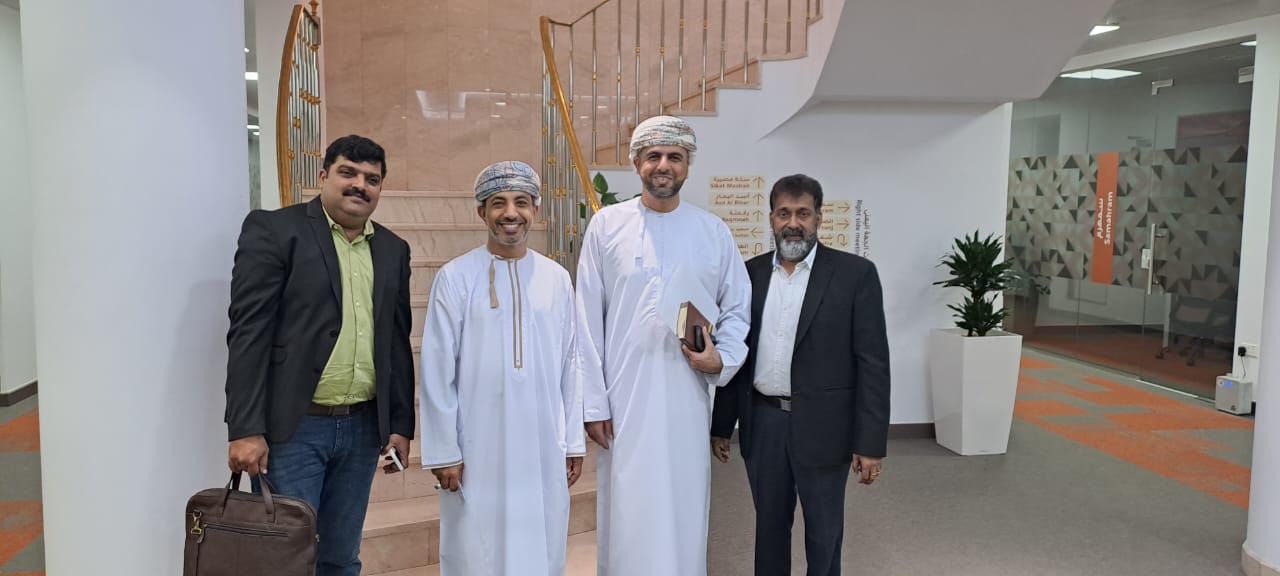 With Dr. Salim Shuhaili - DG of AI Initiative and Mr. Hamdan - Head of Digital Transformation from Ministry of Transportation, Communications and IT