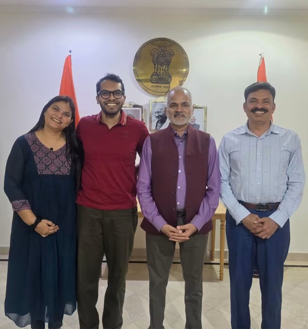 invited by Indian ambassador to discuss healthcare issues of indians in Oman