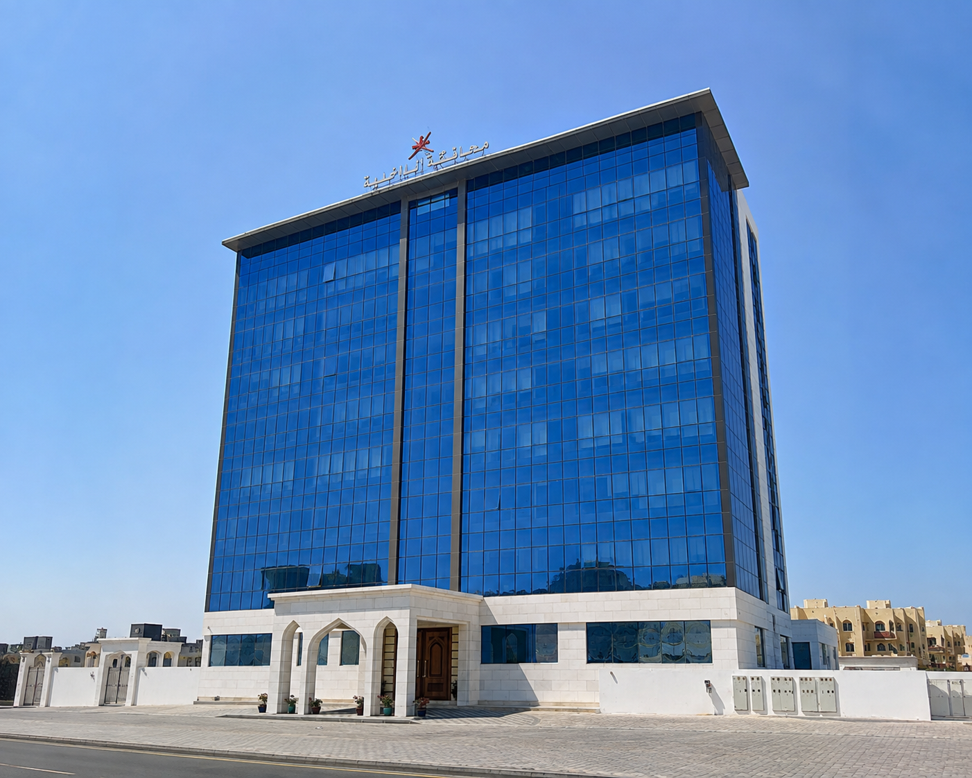Govt. Building at Nizwa ( Only Building in Oman with Full Glass)