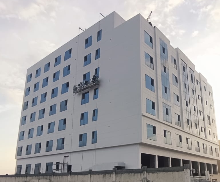 Ongoing hotel project at Tymza, Nizwa