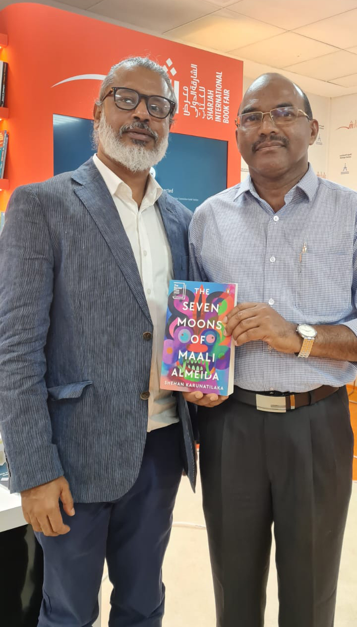 With 2022 Booker prize winner at Sharjah Book fair